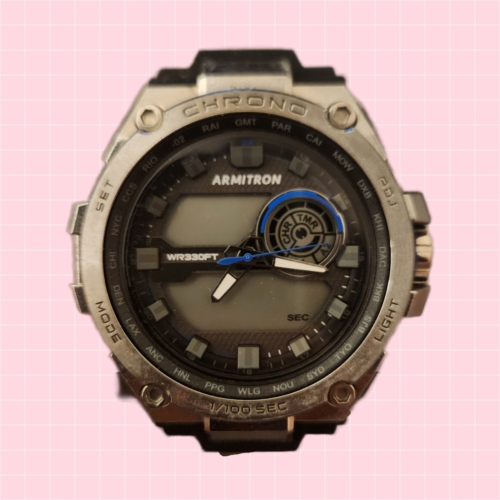 Armitron analog-digital chronograph watch